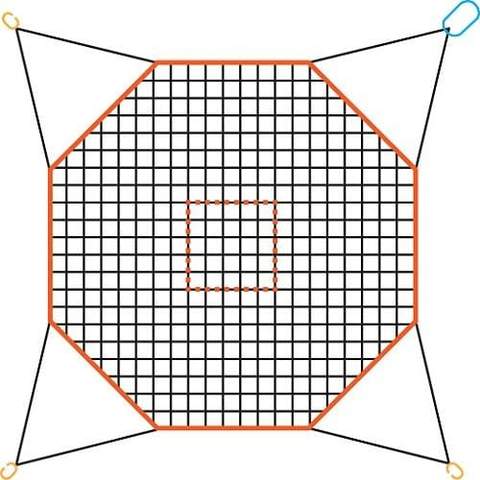 cargo net - transportná sieť - Model 8C