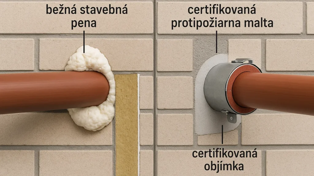 protipožiarne prestupychyby